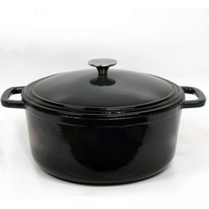 Кастрюля Otto Schroeder d 28 см., 6,5 л серая.эмаль