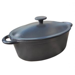 Утятница чугунная НУАР 4,5 л мат.эмаль