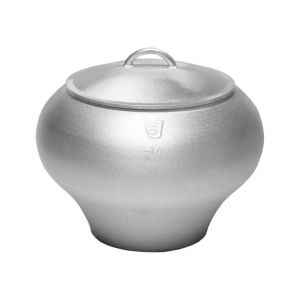 Горшочек алюминиевый с крышкой Балезино 6 л