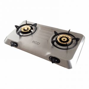 Настольная газовая плита двухкомфорочная Ricci RGH 702C