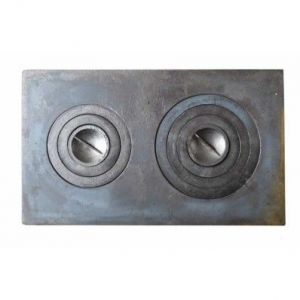 Плита печная чугунная двухконфорочная Балезино П2-3