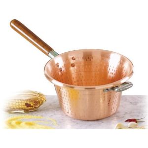 Итальянский ковш(тазик) с деревянной ручкой