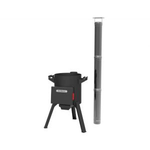 Печь для казана БЕРЕЛЬ 400 мм с трубой